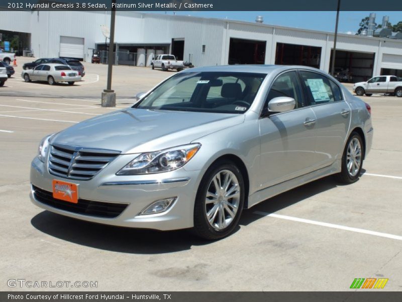 Platinum Silver Metallic / Cashmere 2012 Hyundai Genesis 3.8 Sedan