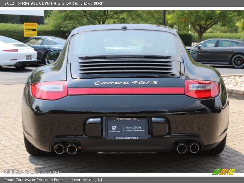 Black / Black 2012 Porsche 911 Carrera 4 GTS Coupe
