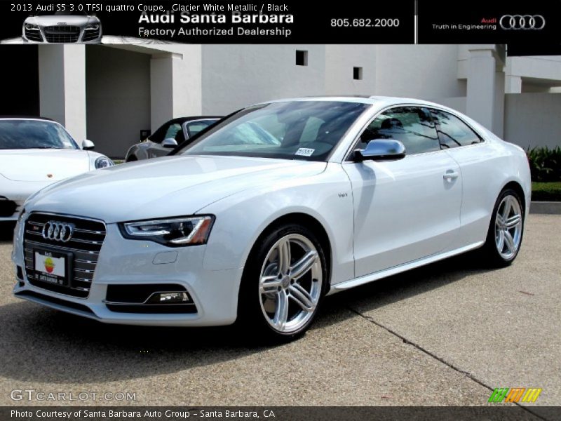 Glacier White Metallic / Black 2013 Audi S5 3.0 TFSI quattro Coupe