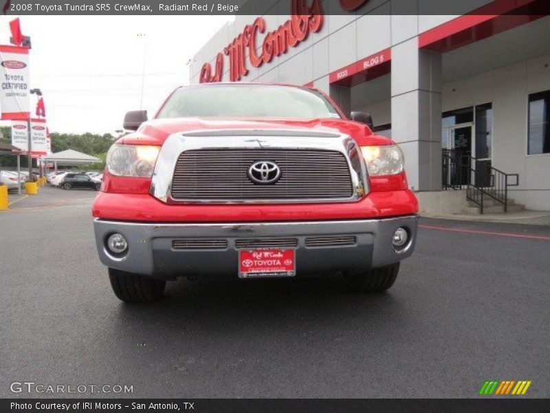Radiant Red / Beige 2008 Toyota Tundra SR5 CrewMax