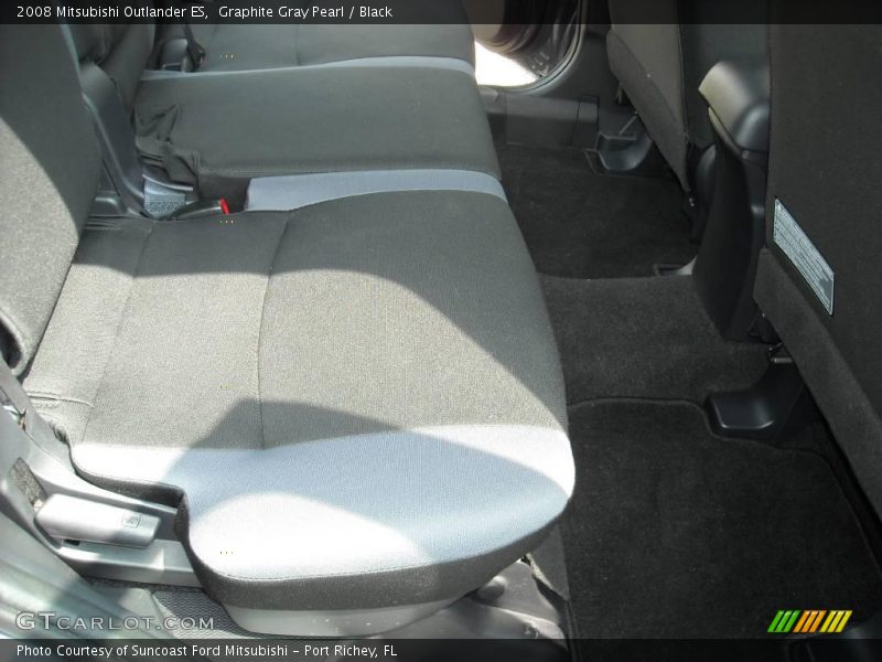 Graphite Gray Pearl / Black 2008 Mitsubishi Outlander ES