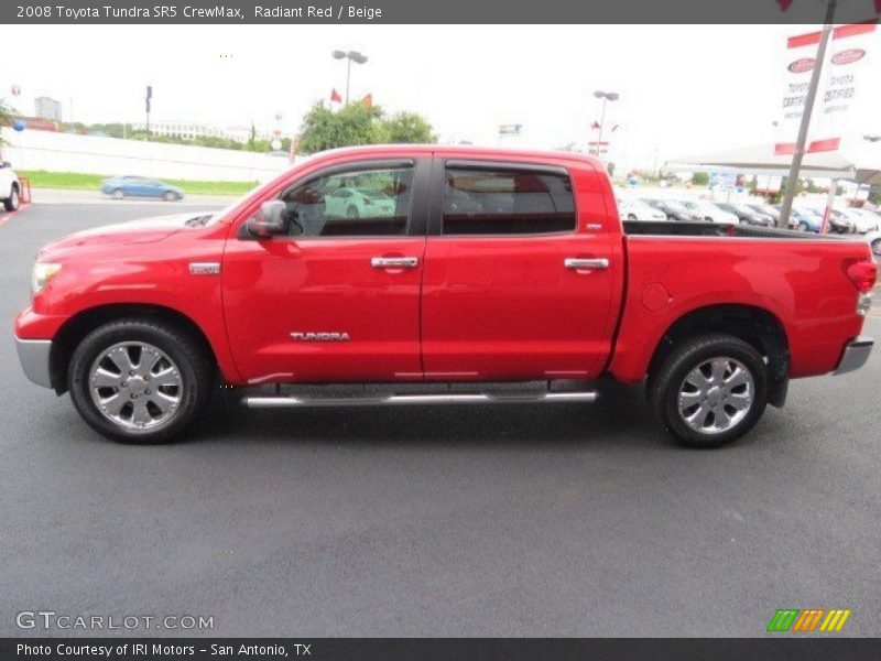 Radiant Red / Beige 2008 Toyota Tundra SR5 CrewMax