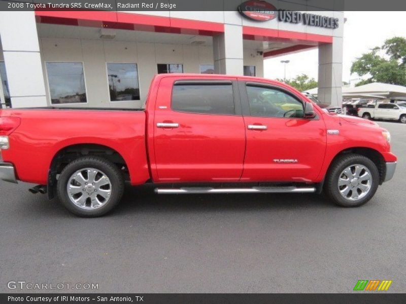 Radiant Red / Beige 2008 Toyota Tundra SR5 CrewMax