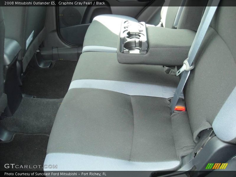 Graphite Gray Pearl / Black 2008 Mitsubishi Outlander ES