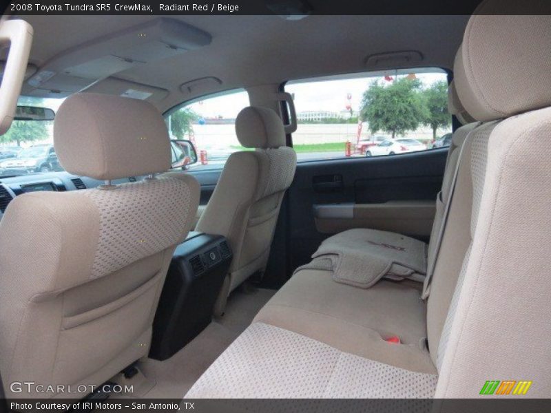 Radiant Red / Beige 2008 Toyota Tundra SR5 CrewMax
