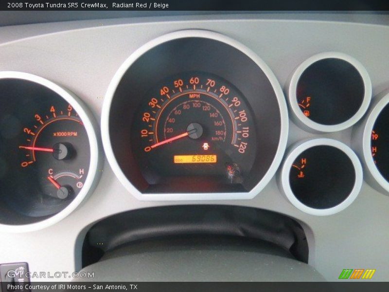 Radiant Red / Beige 2008 Toyota Tundra SR5 CrewMax