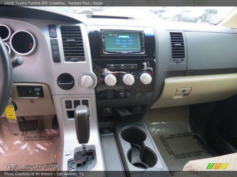 Radiant Red / Beige 2008 Toyota Tundra SR5 CrewMax