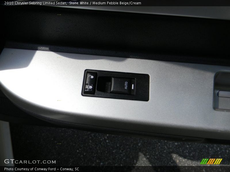 Stone White / Medium Pebble Beige/Cream 2010 Chrysler Sebring Limited Sedan