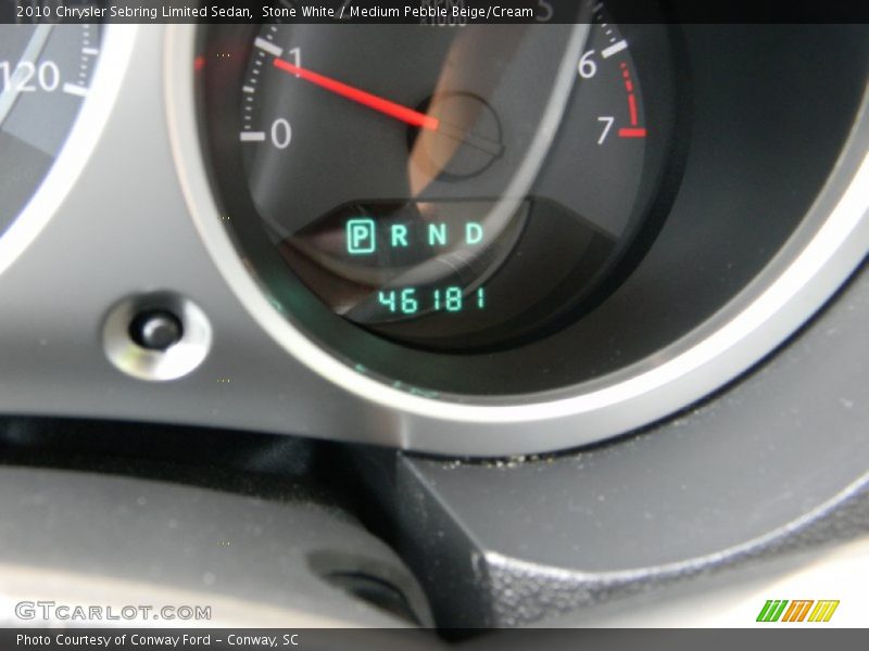 Stone White / Medium Pebble Beige/Cream 2010 Chrysler Sebring Limited Sedan