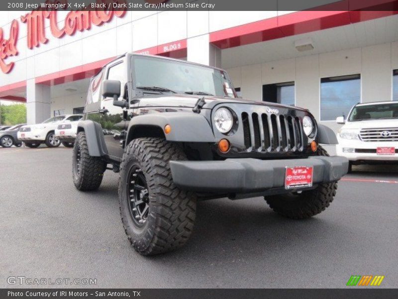Black / Dark Slate Gray/Medium Slate Gray 2008 Jeep Wrangler X 4x4