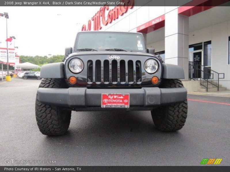 Black / Dark Slate Gray/Medium Slate Gray 2008 Jeep Wrangler X 4x4