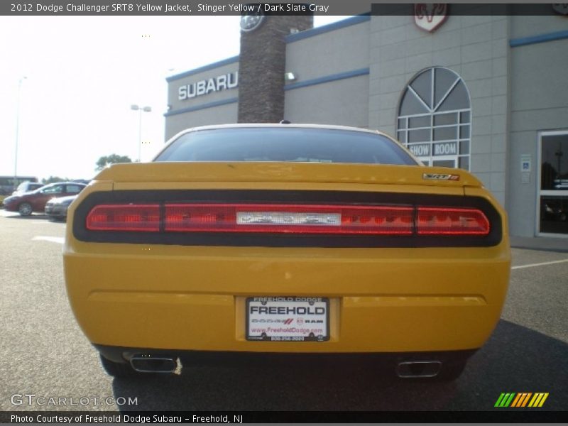 Stinger Yellow / Dark Slate Gray 2012 Dodge Challenger SRT8 Yellow Jacket