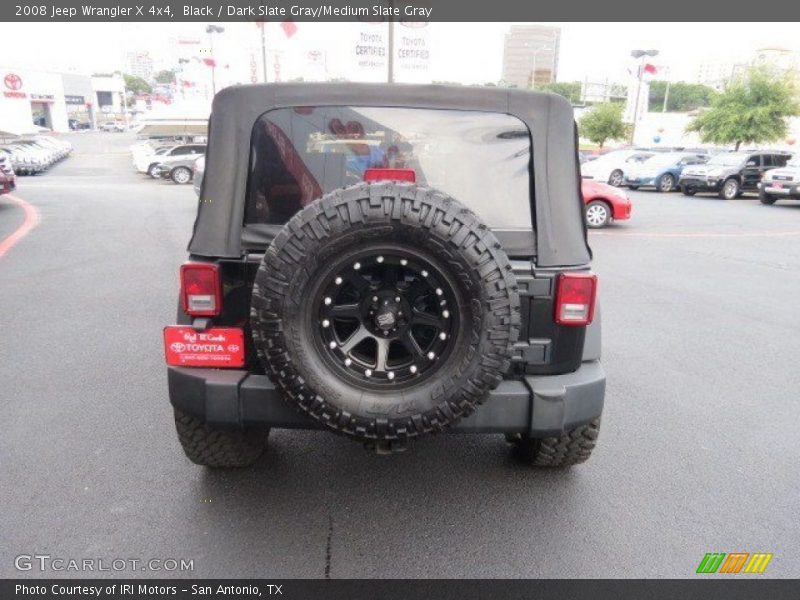 Black / Dark Slate Gray/Medium Slate Gray 2008 Jeep Wrangler X 4x4