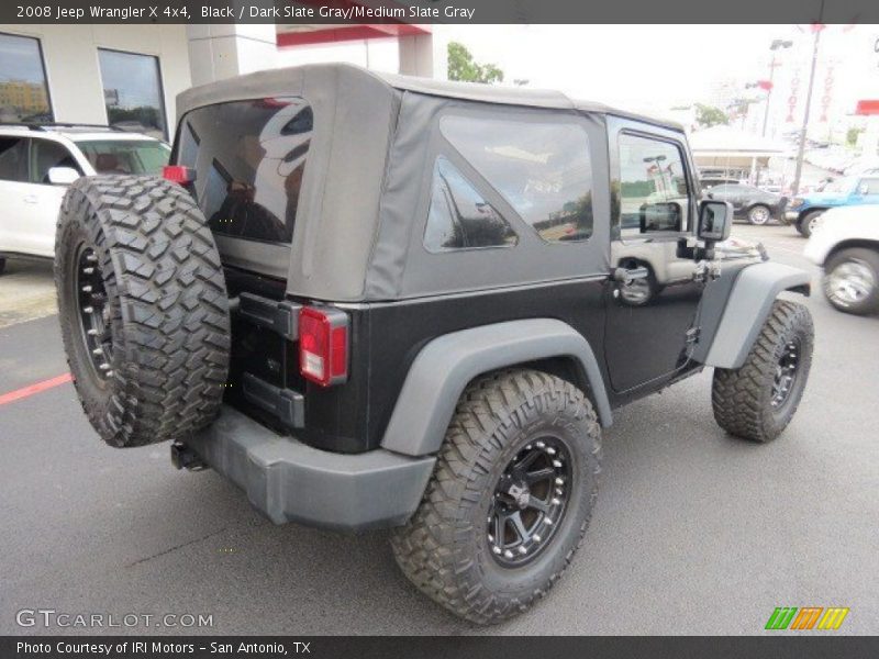 Black / Dark Slate Gray/Medium Slate Gray 2008 Jeep Wrangler X 4x4
