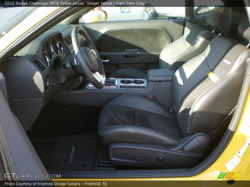 Stinger Yellow / Dark Slate Gray 2012 Dodge Challenger SRT8 Yellow Jacket