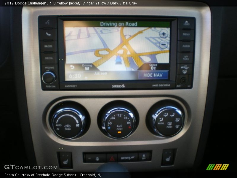 Stinger Yellow / Dark Slate Gray 2012 Dodge Challenger SRT8 Yellow Jacket