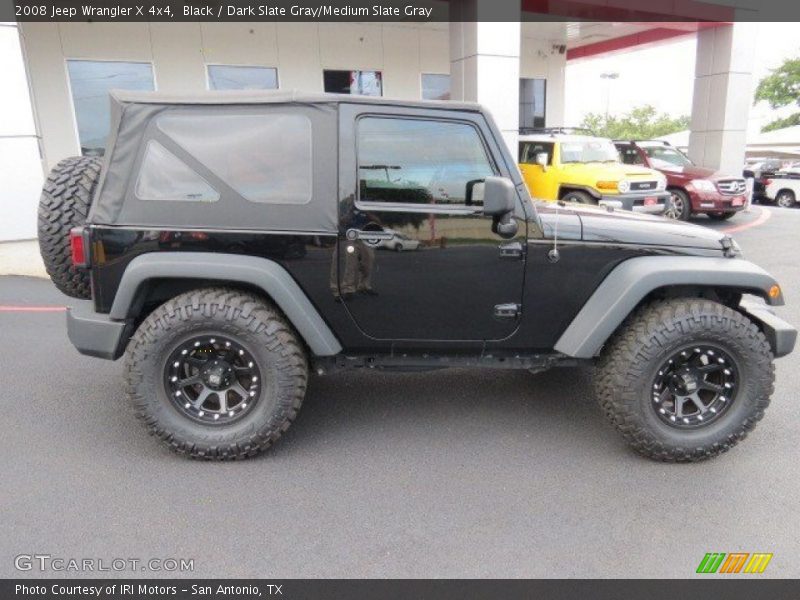 Black / Dark Slate Gray/Medium Slate Gray 2008 Jeep Wrangler X 4x4