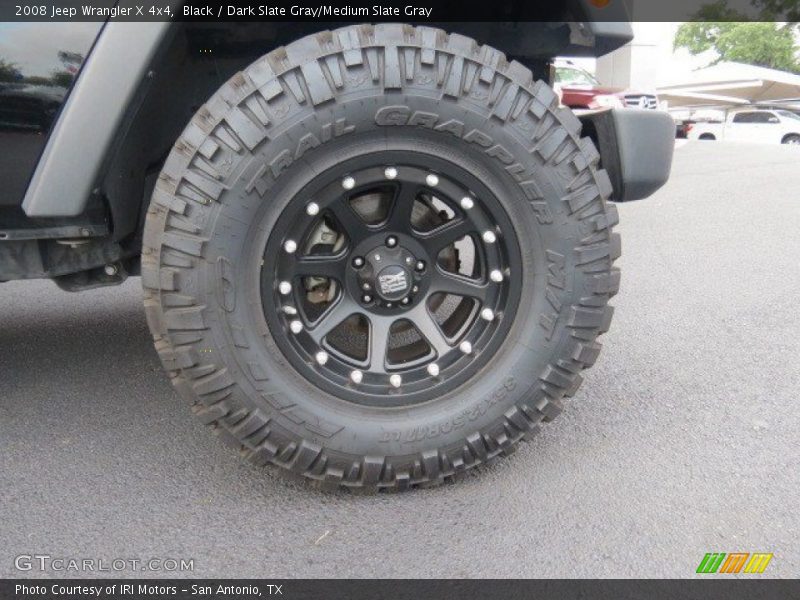 Black / Dark Slate Gray/Medium Slate Gray 2008 Jeep Wrangler X 4x4