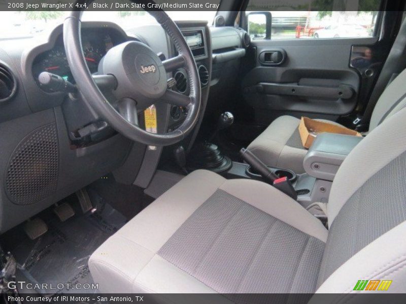 Black / Dark Slate Gray/Medium Slate Gray 2008 Jeep Wrangler X 4x4