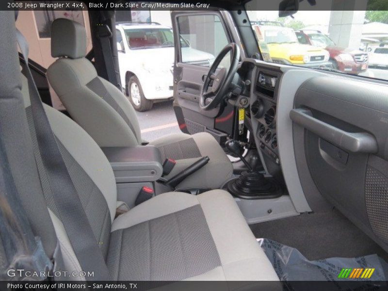 Black / Dark Slate Gray/Medium Slate Gray 2008 Jeep Wrangler X 4x4