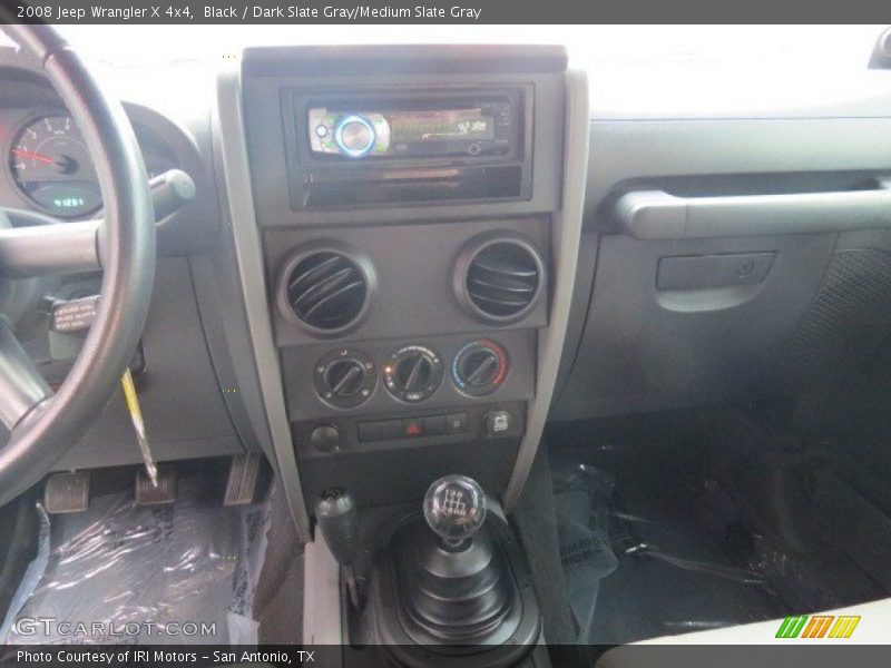 Black / Dark Slate Gray/Medium Slate Gray 2008 Jeep Wrangler X 4x4