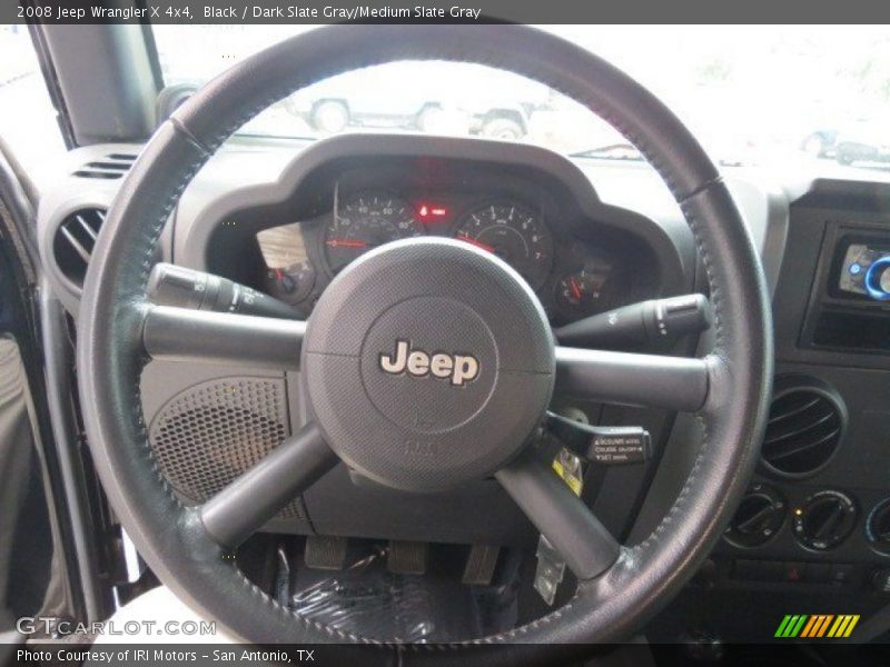 Black / Dark Slate Gray/Medium Slate Gray 2008 Jeep Wrangler X 4x4