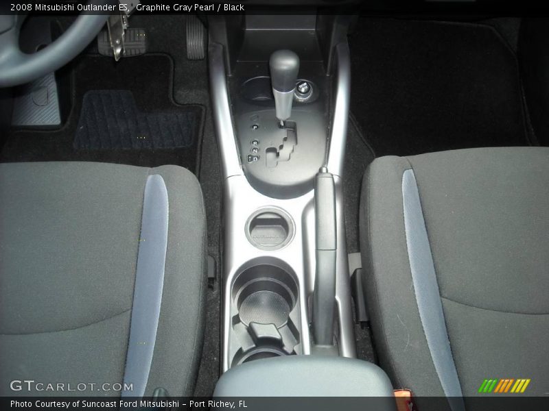 Graphite Gray Pearl / Black 2008 Mitsubishi Outlander ES
