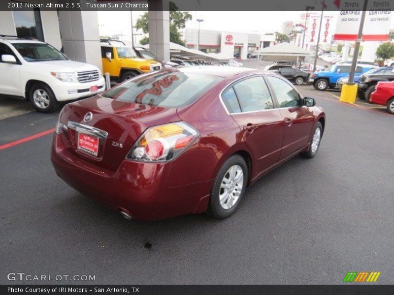 Tuscan Sun / Charcoal 2012 Nissan Altima 2.5 S