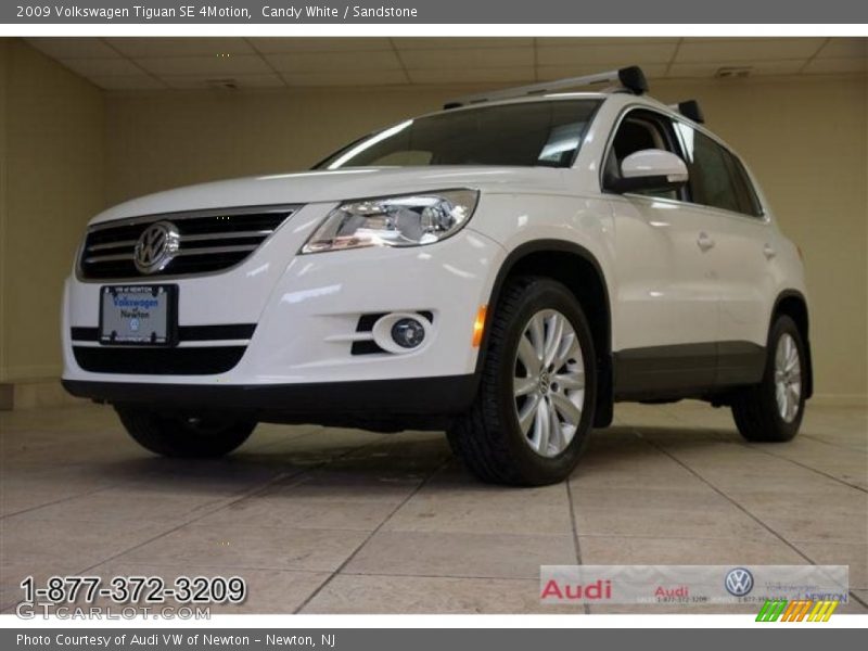 Candy White / Sandstone 2009 Volkswagen Tiguan SE 4Motion