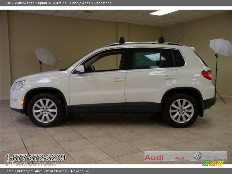 Candy White / Sandstone 2009 Volkswagen Tiguan SE 4Motion
