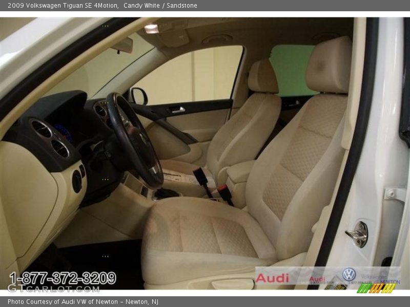 Candy White / Sandstone 2009 Volkswagen Tiguan SE 4Motion