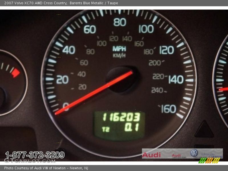 Barents Blue Metallic / Taupe 2007 Volvo XC70 AWD Cross Country