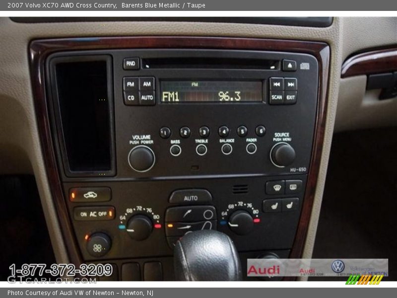 Barents Blue Metallic / Taupe 2007 Volvo XC70 AWD Cross Country
