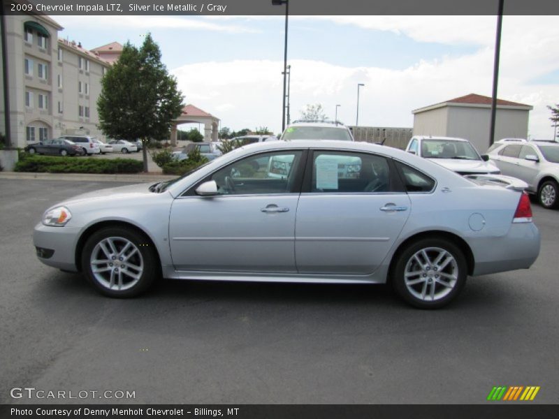 Silver Ice Metallic / Gray 2009 Chevrolet Impala LTZ