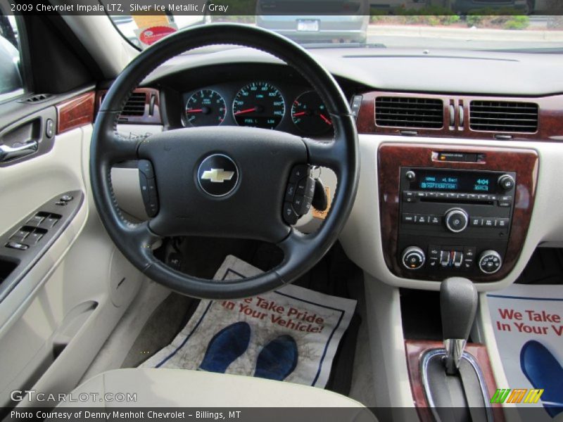 Silver Ice Metallic / Gray 2009 Chevrolet Impala LTZ