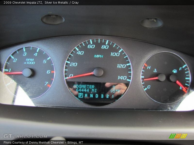 Silver Ice Metallic / Gray 2009 Chevrolet Impala LTZ