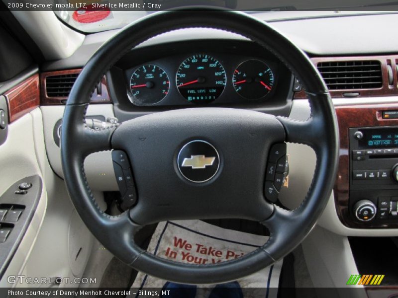 Silver Ice Metallic / Gray 2009 Chevrolet Impala LTZ