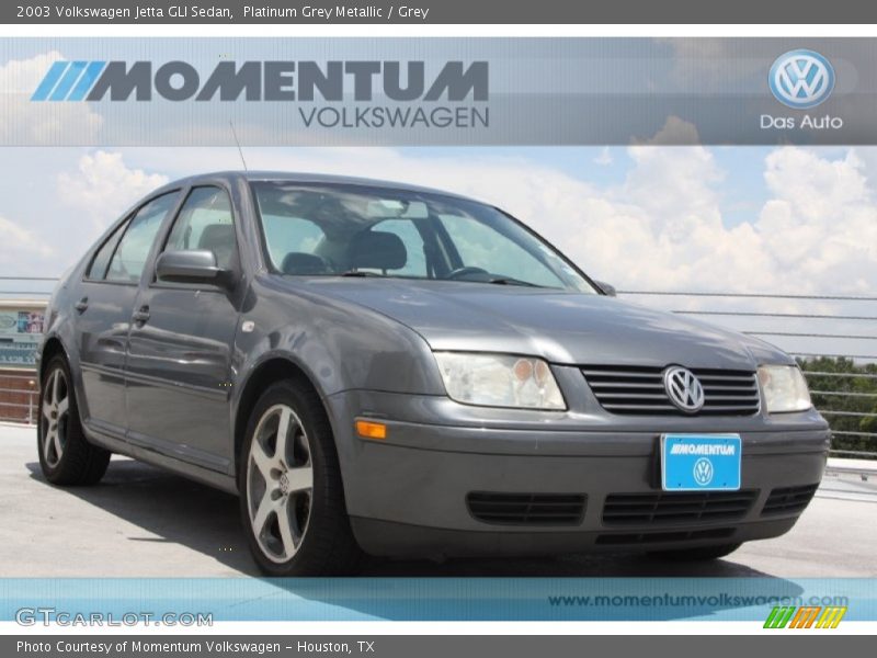Platinum Grey Metallic / Grey 2003 Volkswagen Jetta GLI Sedan