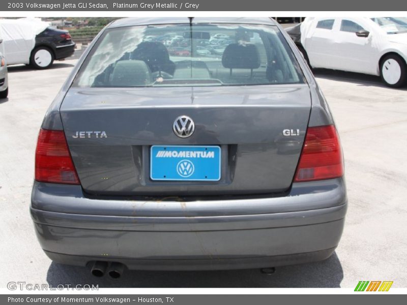 Platinum Grey Metallic / Grey 2003 Volkswagen Jetta GLI Sedan