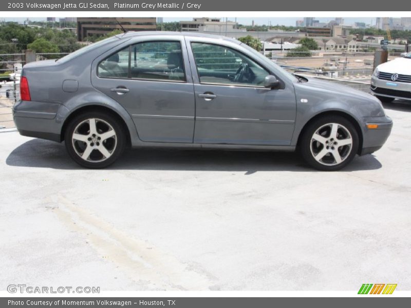 Platinum Grey Metallic / Grey 2003 Volkswagen Jetta GLI Sedan