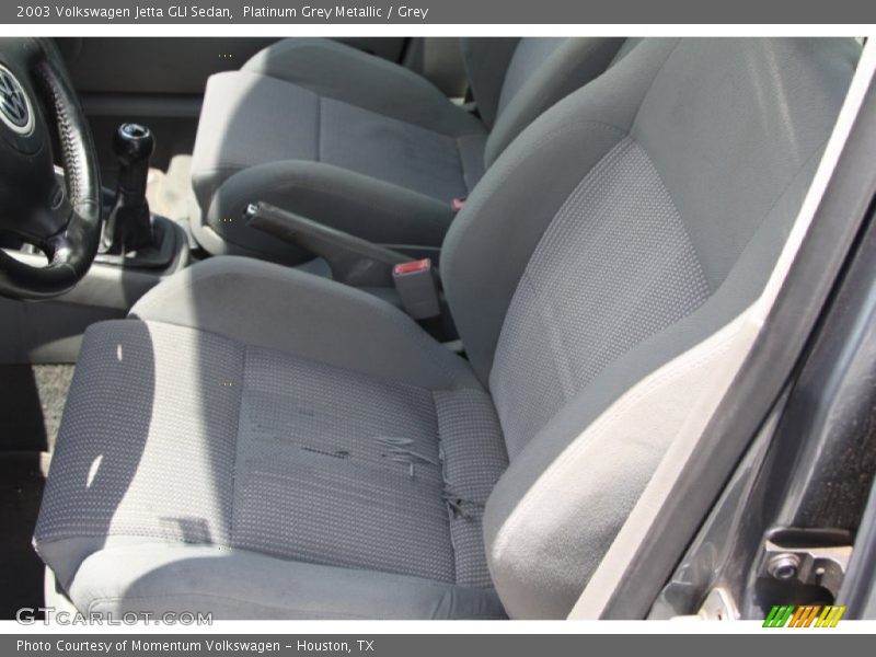 Platinum Grey Metallic / Grey 2003 Volkswagen Jetta GLI Sedan