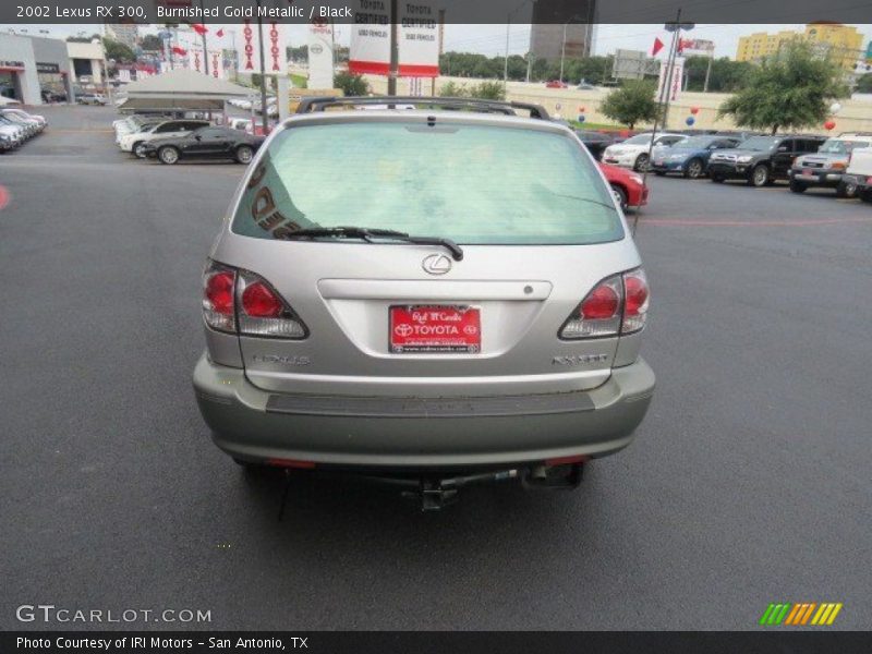 Burnished Gold Metallic / Black 2002 Lexus RX 300