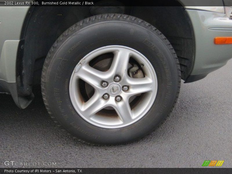 Burnished Gold Metallic / Black 2002 Lexus RX 300