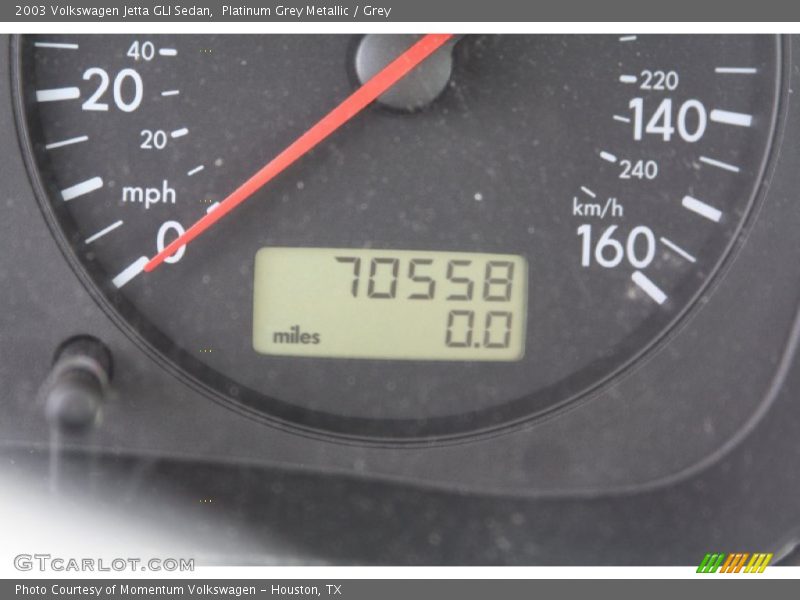 Platinum Grey Metallic / Grey 2003 Volkswagen Jetta GLI Sedan
