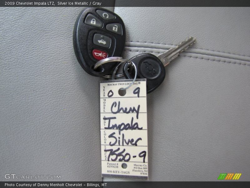 Silver Ice Metallic / Gray 2009 Chevrolet Impala LTZ