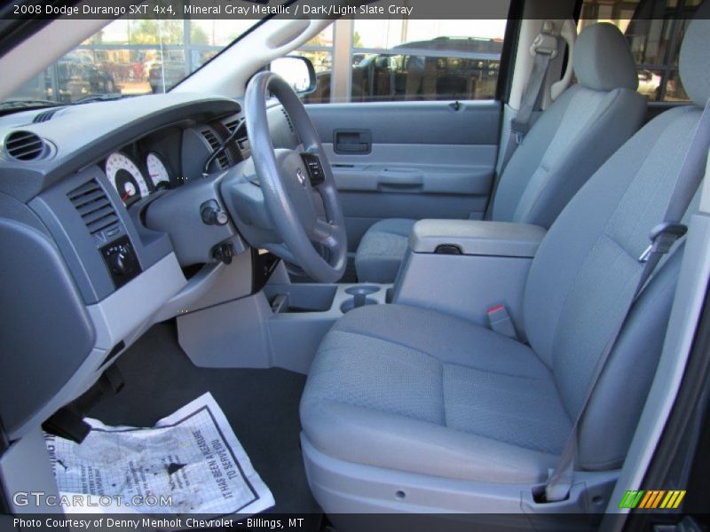  2008 Durango SXT 4x4 Dark/Light Slate Gray Interior