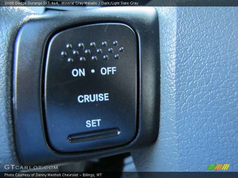 Controls of 2008 Durango SXT 4x4
