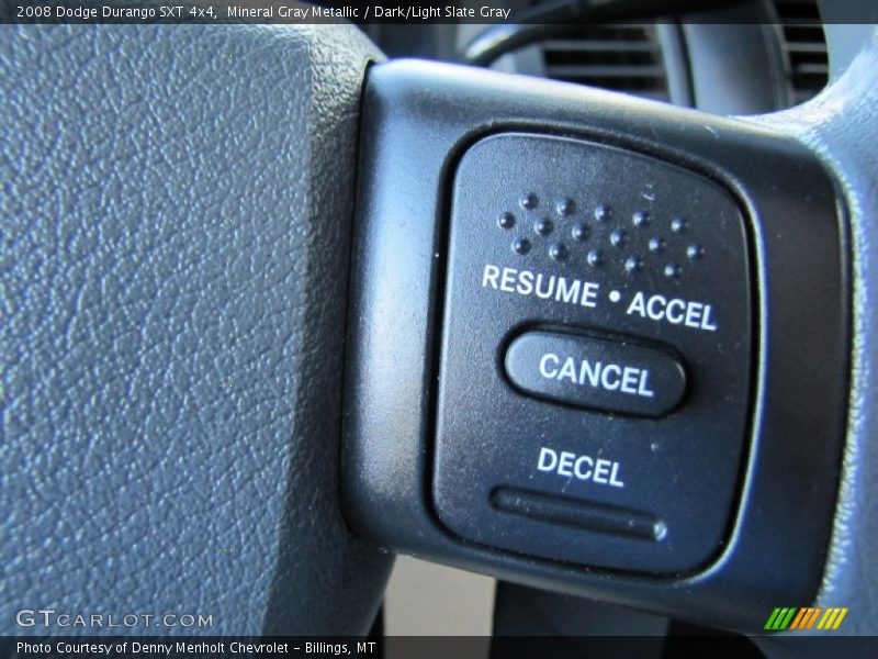 Controls of 2008 Durango SXT 4x4