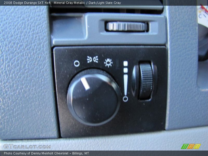 Controls of 2008 Durango SXT 4x4