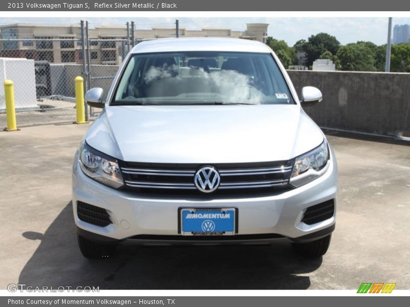 Reflex Silver Metallic / Black 2013 Volkswagen Tiguan S